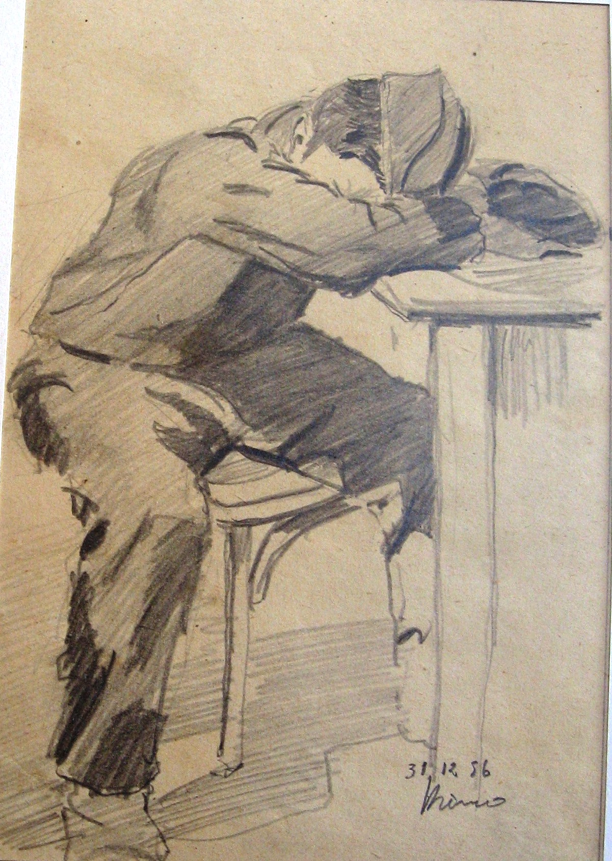 1956 - 005 - 0938 - taky odpočinek - tužka 11,5x17