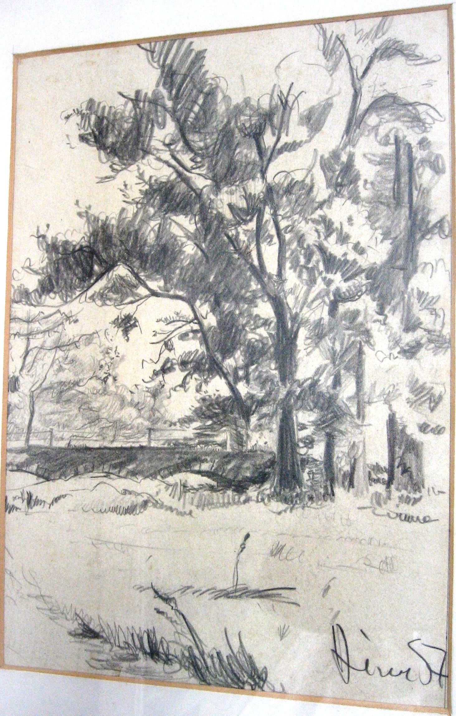 1957 - 021 - 0873 - z vojenského cvičení - tužka 19x27,5