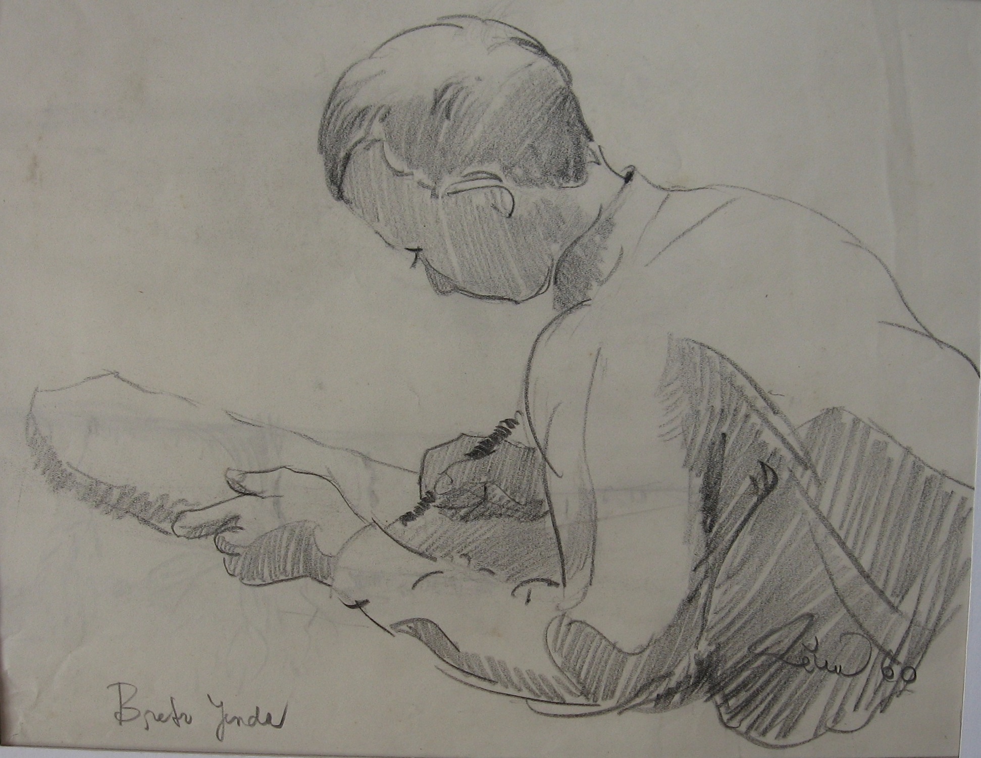 1960 - 024 - 0681 -   Bratr Jenda - tužka 31,5x24,5