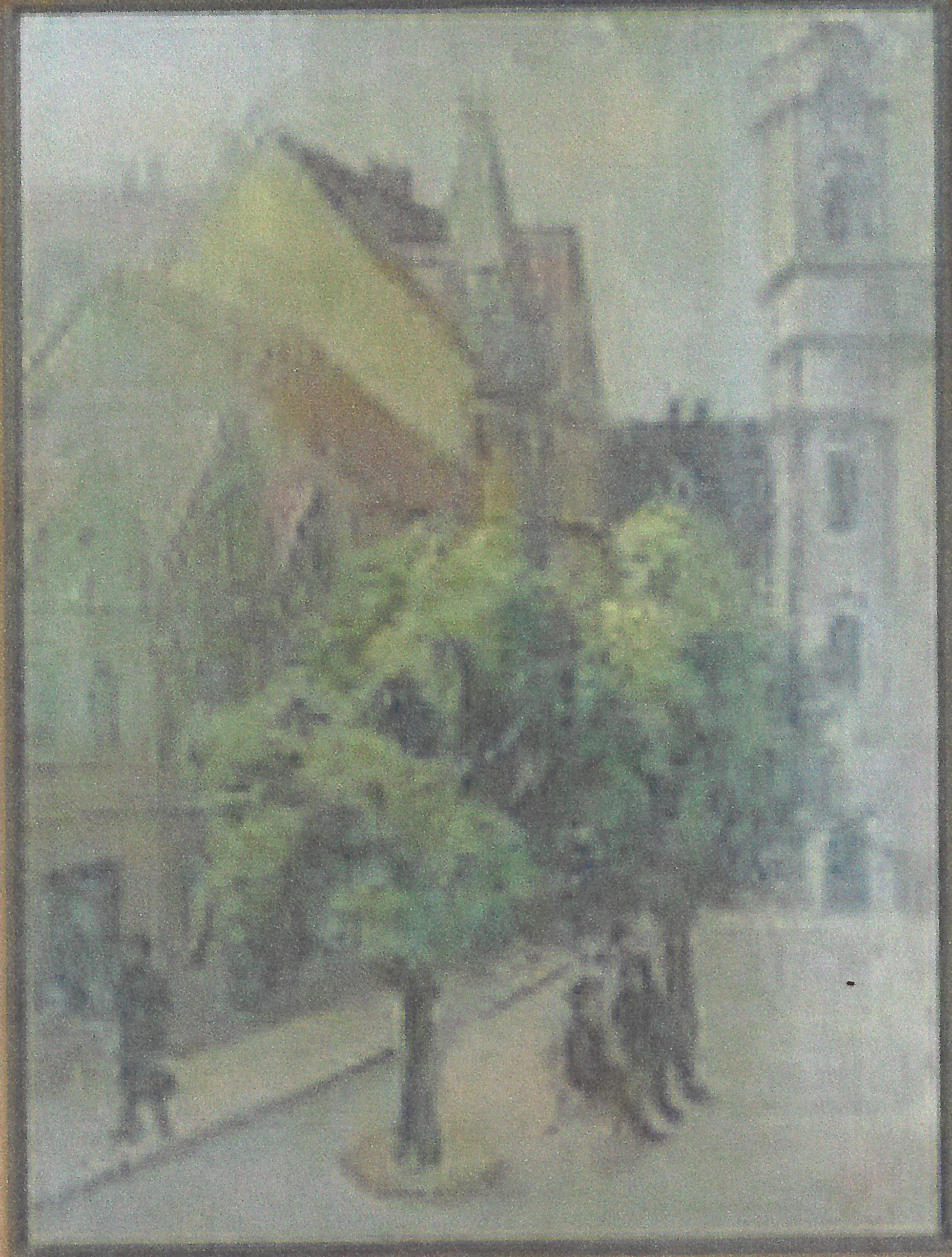 1980 - 002 - 0056-1 - UH - Masarykovo náměstí - sololit olej 45x60Scan