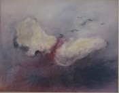 1993 - 001 - 0439-01 - Rozdělení Československa - sololit olej 44x35 - 1993