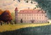 1954 - 002 - 0675 - Holešovský zámek - akvarel 37,5x25